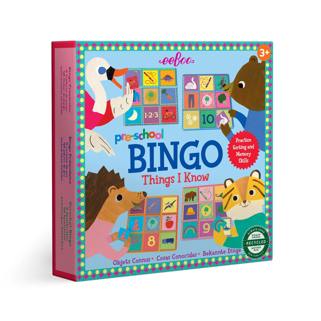 Pre-School Things I Know Bingo Preview #2