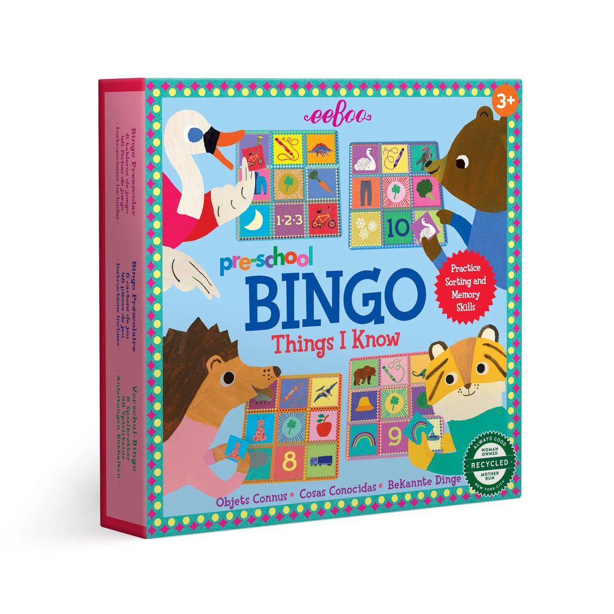 Pre-School Things I Know Bingo Cover