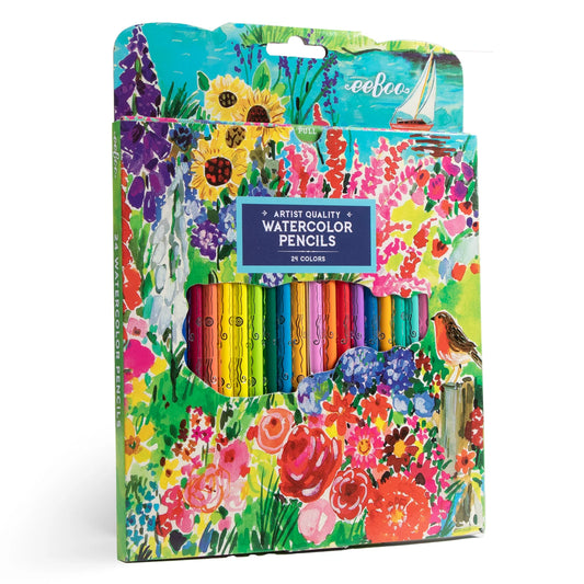 Tomfoolery Toys | Seaside Garden Watercolor Pencils