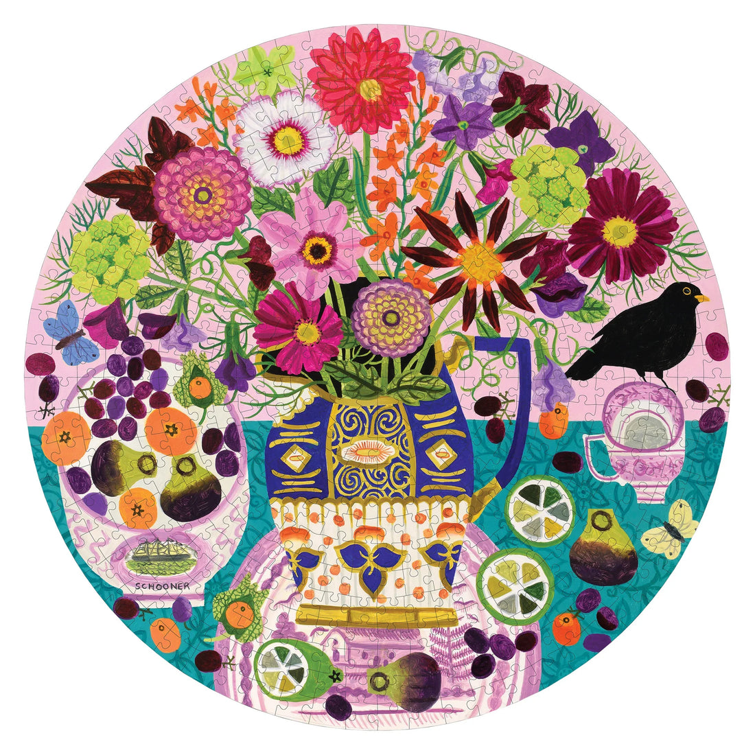 Fruits & Flowers Still Life 500pc Puzzle Preview #2