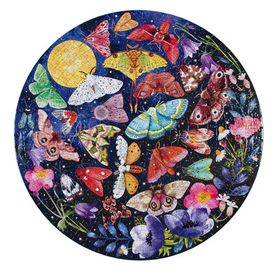Moths 500pc Round Puzzle Preview #3