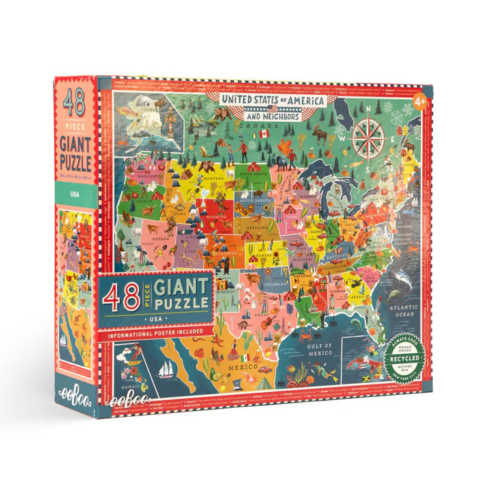 USA 48pc Giant Puzzle Preview #2