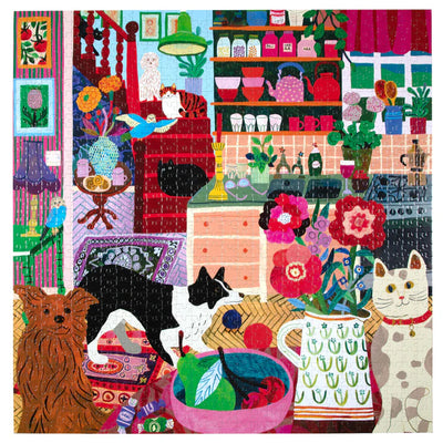 Pets in the Kitchen 1000pc Puzzle Preview #1