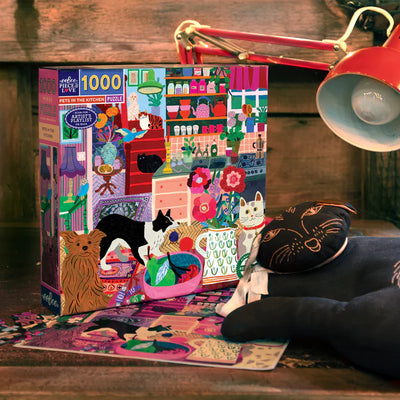 Pets in the Kitchen 1000pc Puzzle Preview #2