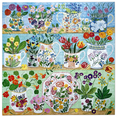 Floral Copboard 1000pc Puzzle Preview #1