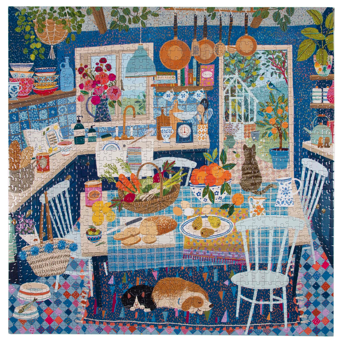 Blue Kitchen 1000pc Puzzle Preview #3