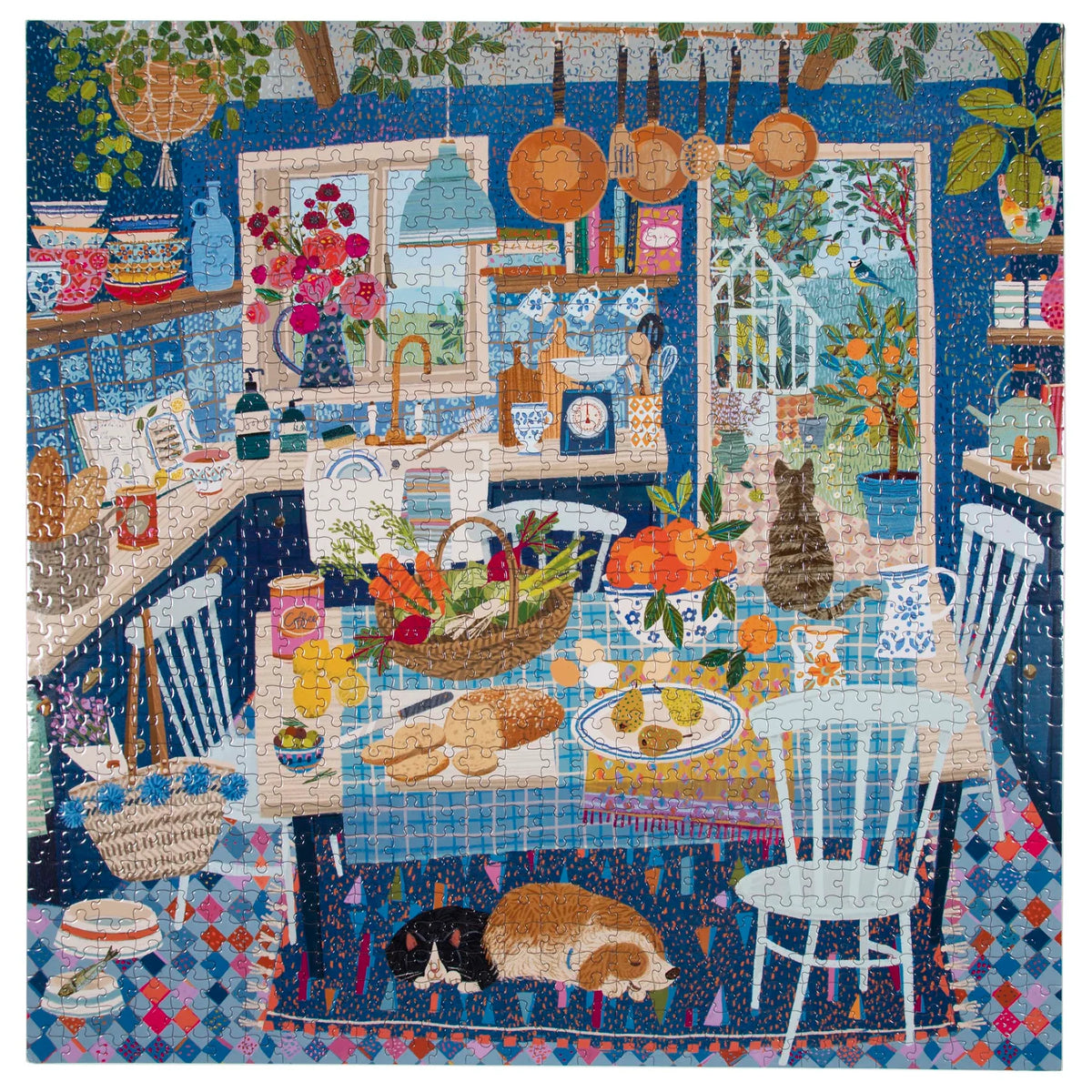 Blue Kitchen 1000pc Puzzle Cover