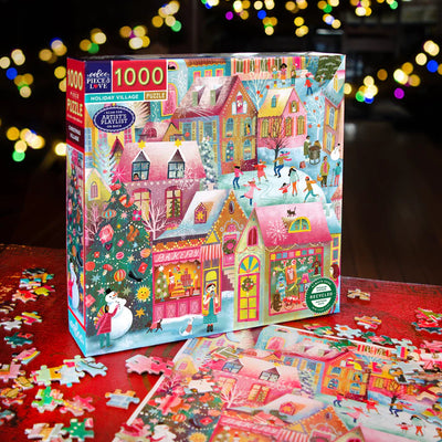 Holiday Village 1000pc Puzzle Preview #2