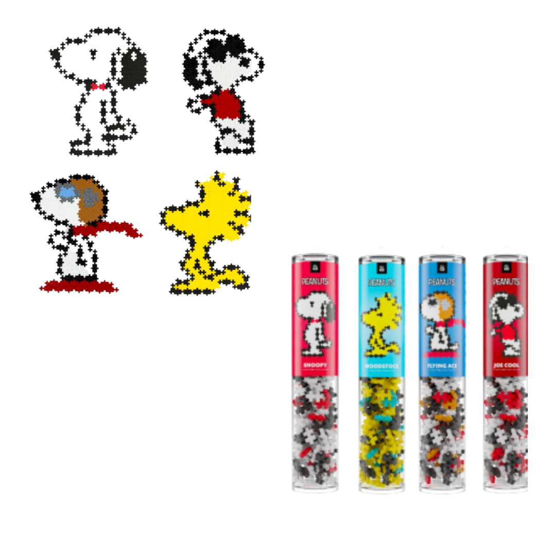 Tomfoolery Toys | Peanuts Puzzle By Number Tubes Assrt.