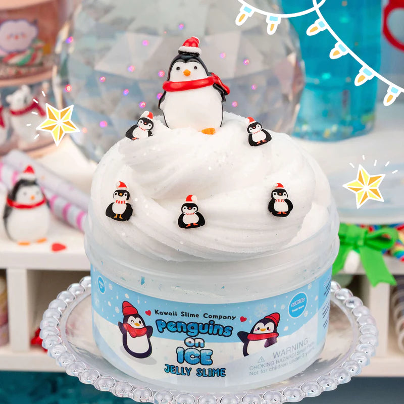 Penguins On Ice Jelly Slime Cover