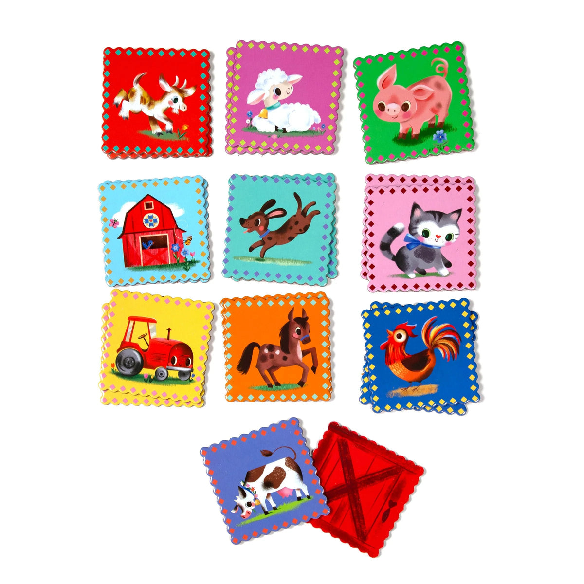Pre-School Little Farm Matching Game Cover