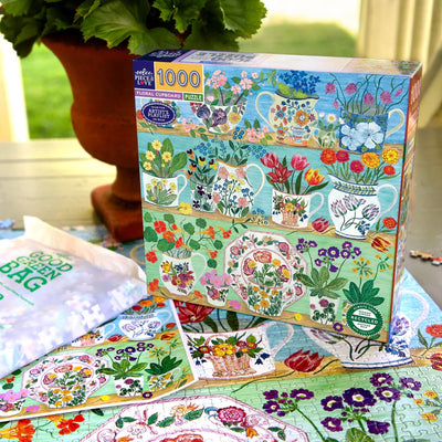 Floral Copboard 1000pc Puzzle Preview #2