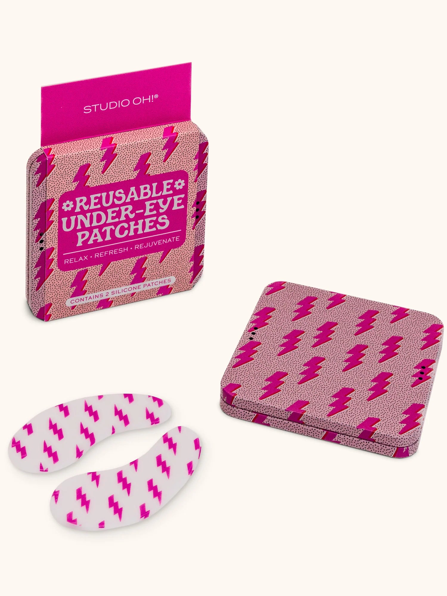 Tomfoolery Toys | Charged Up Reusable Under-Eye Patches