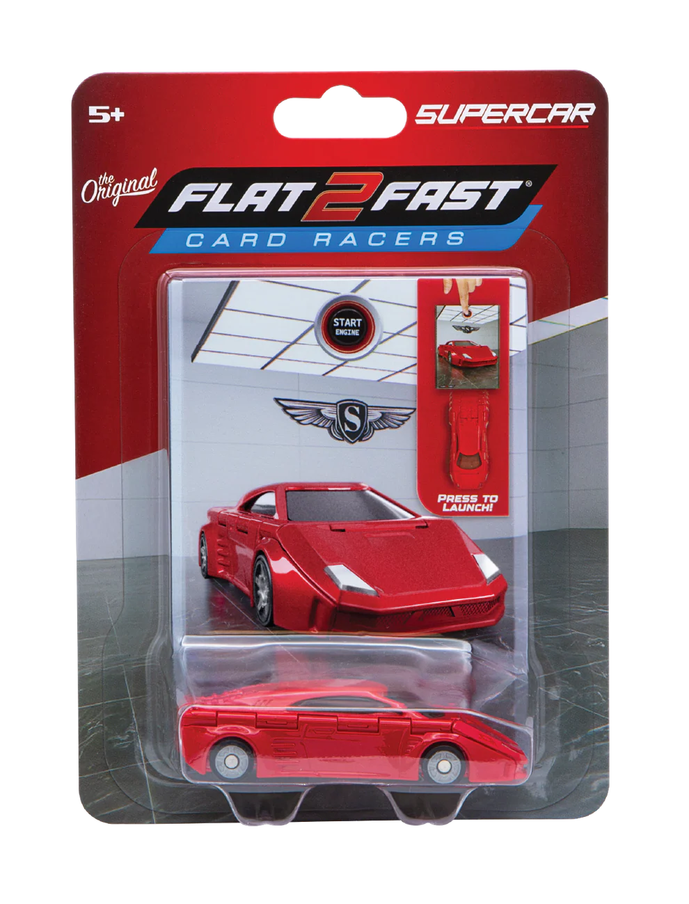 Rocket Red Flat 2 Fast Supercar Cover