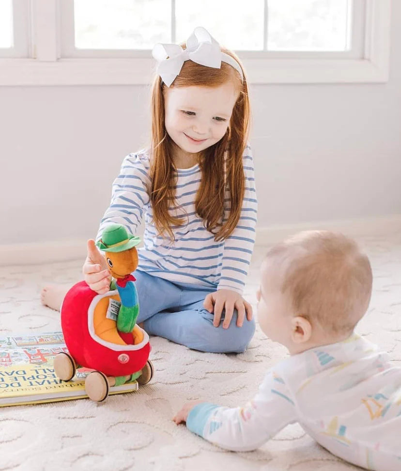 Lowly Worm Soft Toy & Apple Car Cover