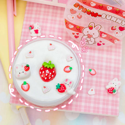 Straw-Bunny Sponge Cake Cloud Slime Preview #4