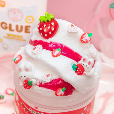 Straw-Bunny Sponge Cake Cloud Slime Preview #3