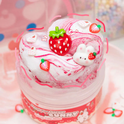 Straw-Bunny Sponge Cake Cloud Slime Preview #2