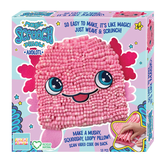 Tomfoolery Toys | Magic Scrunch Pillow Axolotl