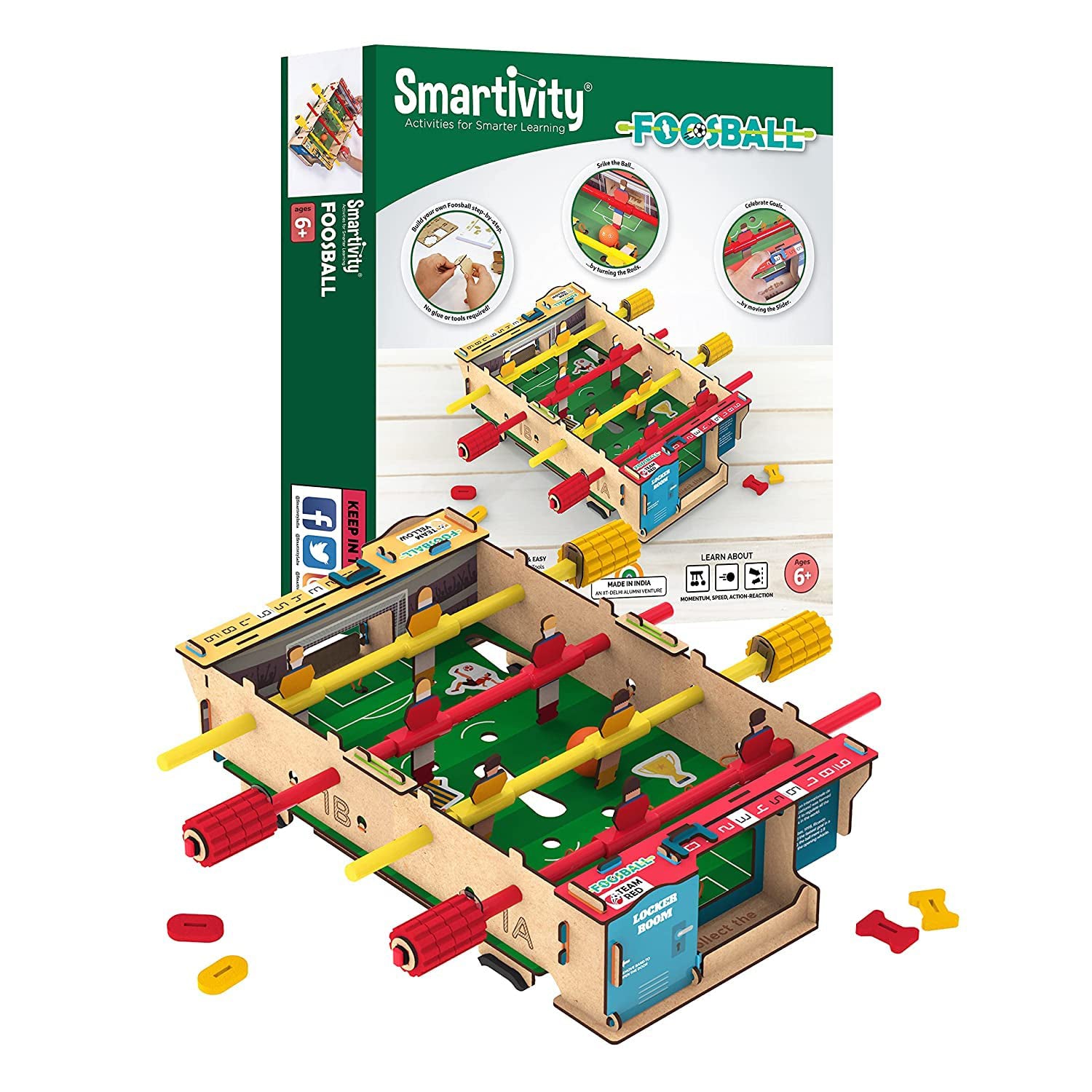 Tomfoolery Toys | Foosball STEM Building Kit