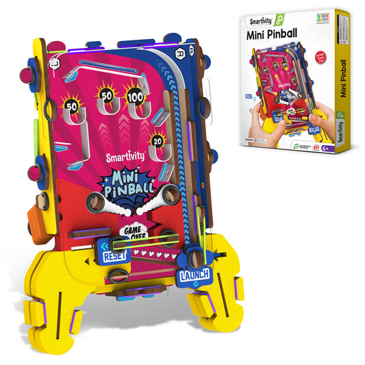 Tomfoolery Toys | Mini Pinball STEM Building Kit