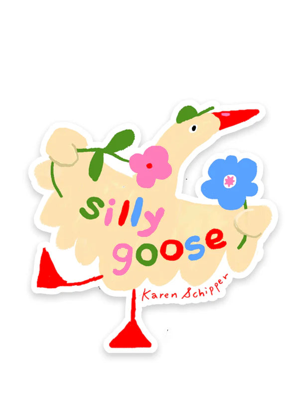 Silly Goose Vinyl Sticker Cover