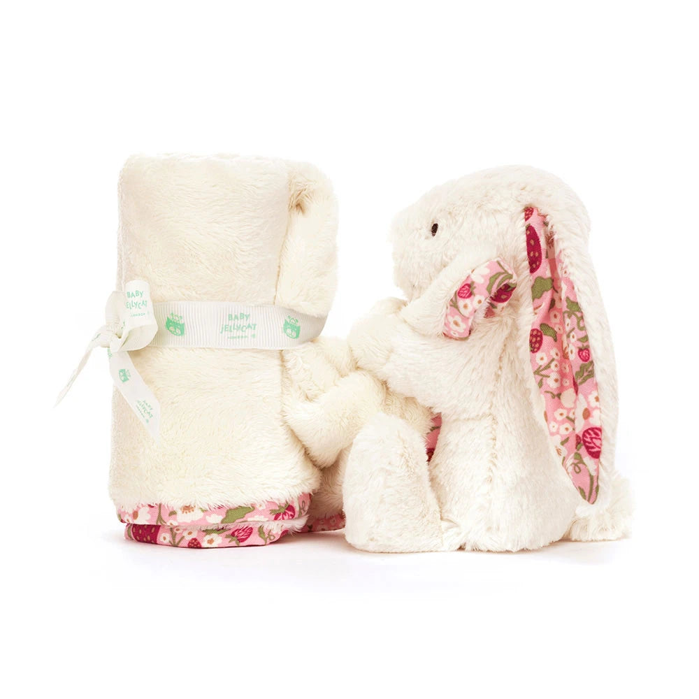 Tomfoolery Toys | Blossom Cream Bunny 'Berry' Soother