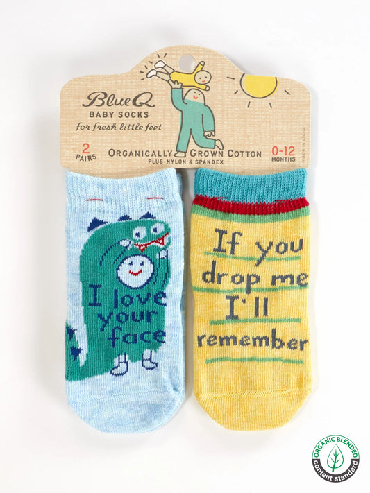 Tomfoolery Toys | Your Face/Drop Me Baby Socks