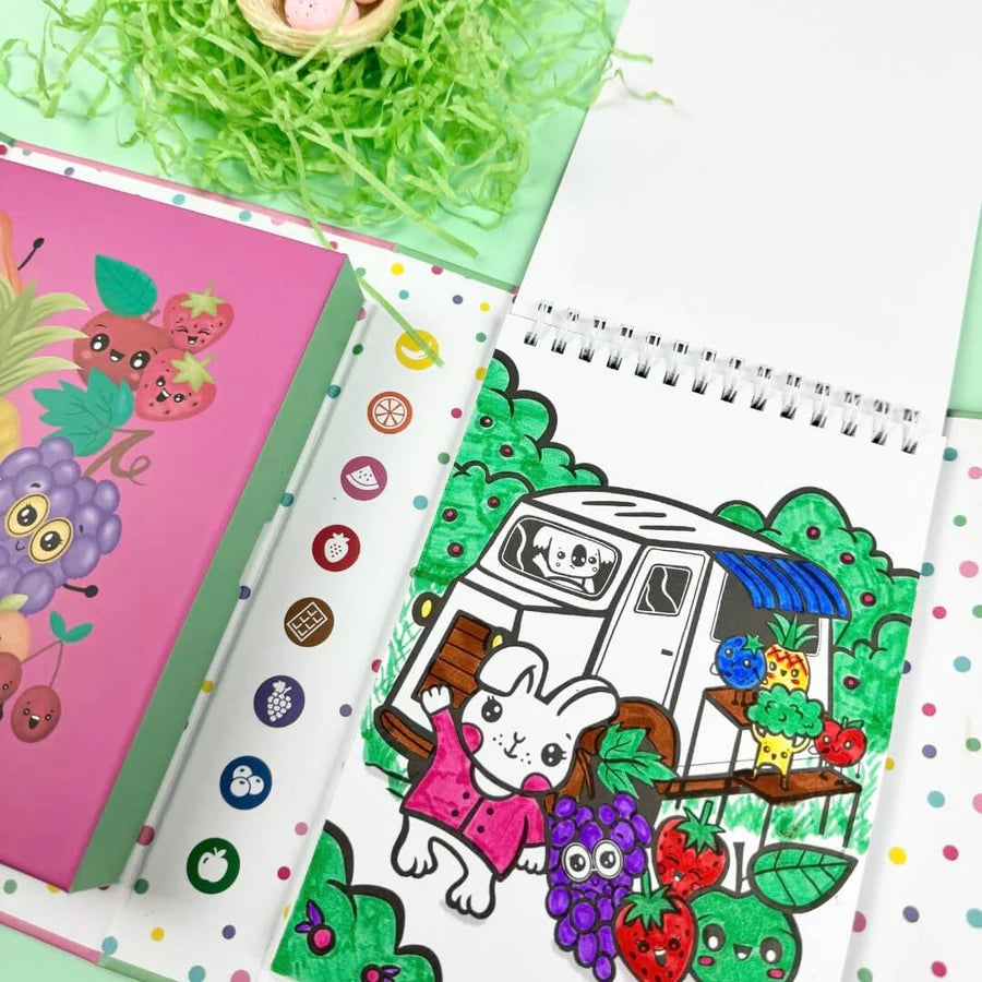 Fruity Cutie Scented Coloring Cover