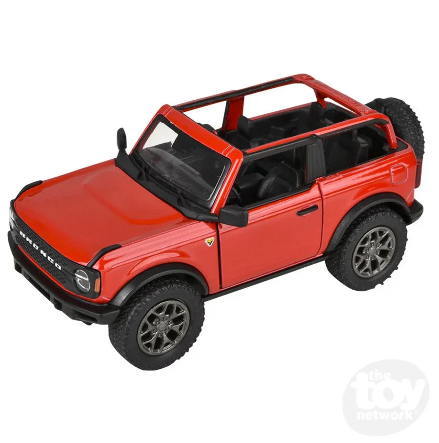 Tomfoolery Toys | 2022 Ford Bronco Open Top Die Cast Car Assrt.