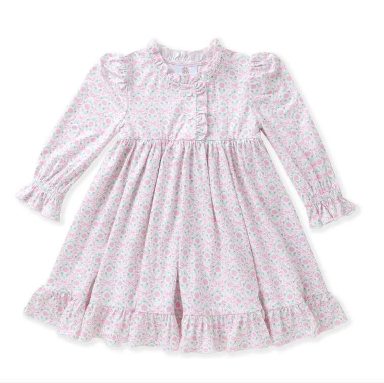 Pink Pumpkin Ruffles Gown Cover
