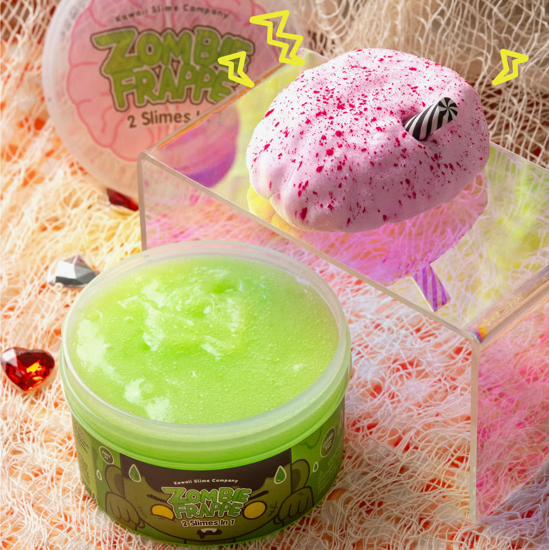 Zombie Frappe 2 Slimes in 1 Kawaii Slime