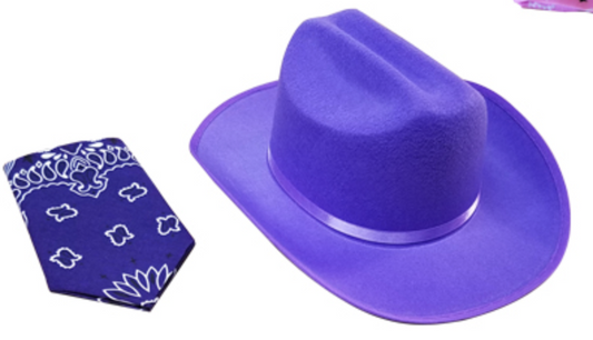 Tomfoolery Toys | Jr. Cowboy Hats w/ Bandannas