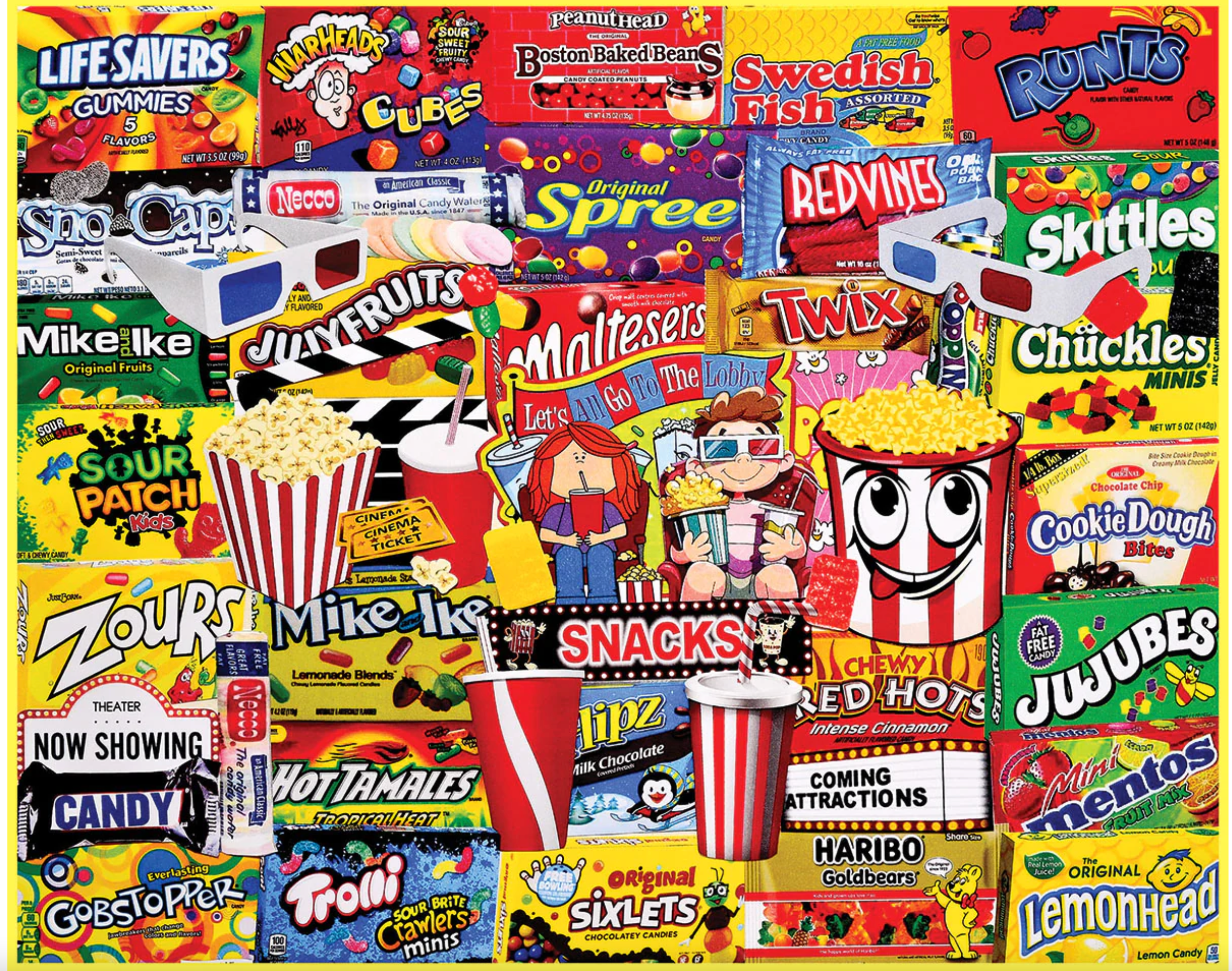 Tomfoolery Toys | Movie Snacks Puzzle