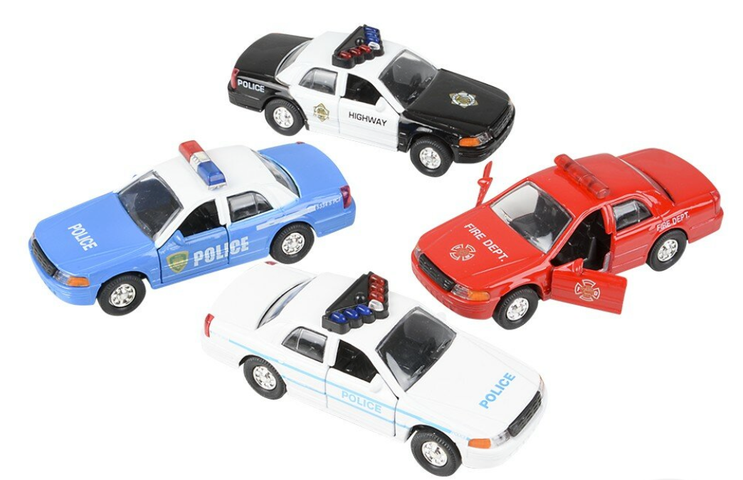 Die-Cast Pull Back Patrol Cars Cover