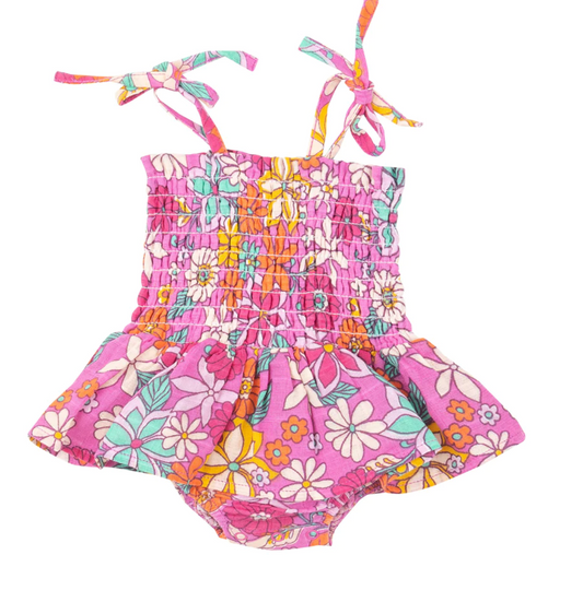 Tomfoolery Toys | Tropical Retro Floral Bubble w/ Skirt