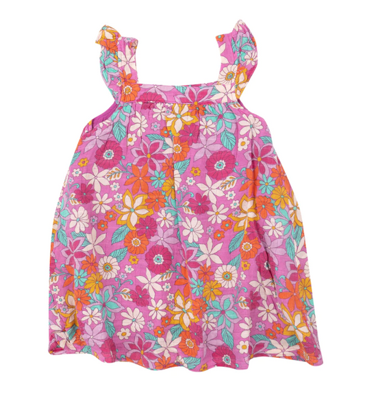 Tomfoolery Toys | Tropical Retro Floral Sundress