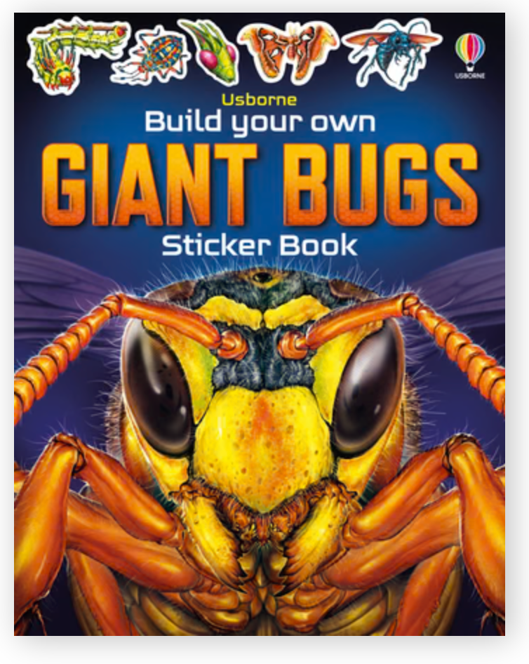 BYO Giant Bugs Sticker Book Cover
