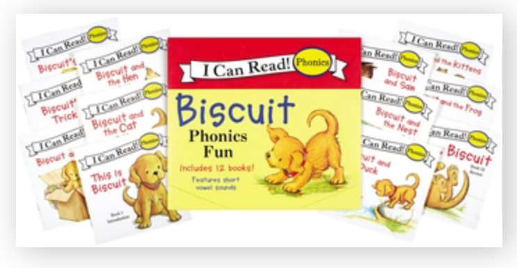 Tomfoolery Toys | Biscuit 12-Book Phonics Fun