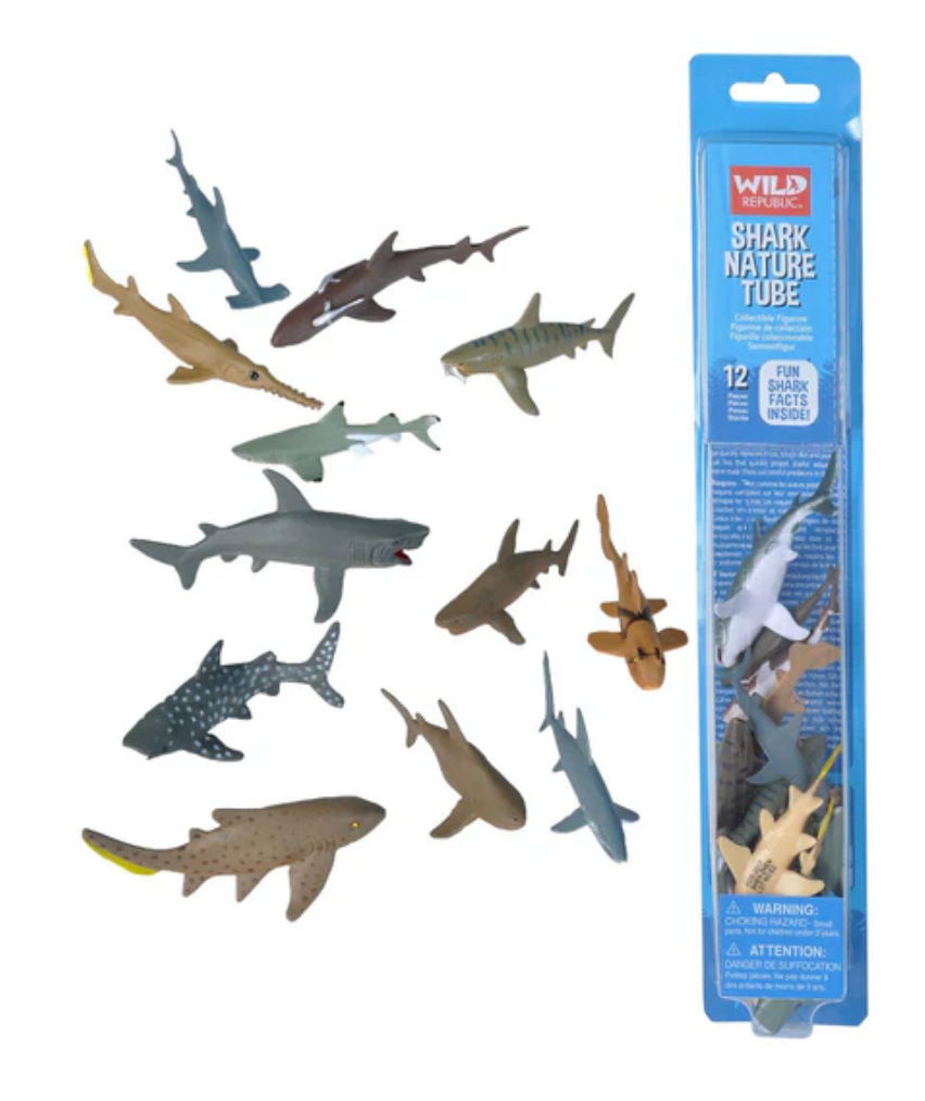 Tube of Shark Figures Cover