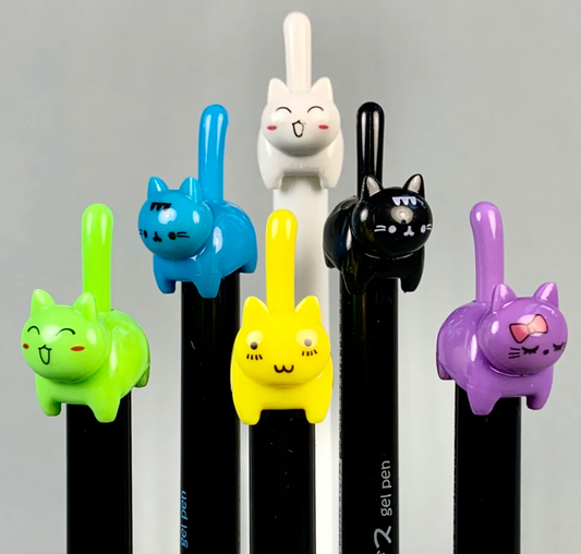 Tomfoolery Toys | Cat Tail Gel Pen