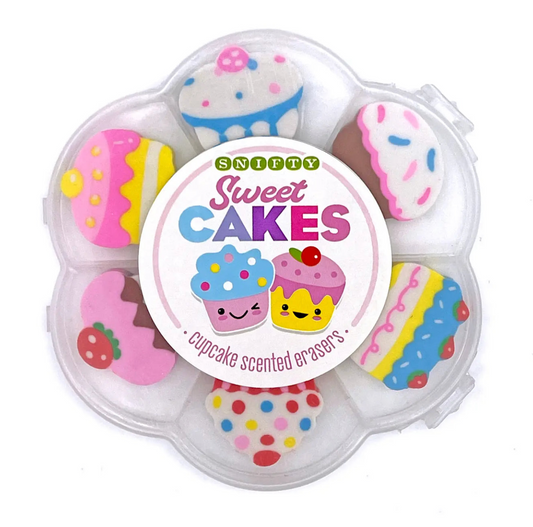 Tomfoolery Toys | Sweet Cakes Erasers