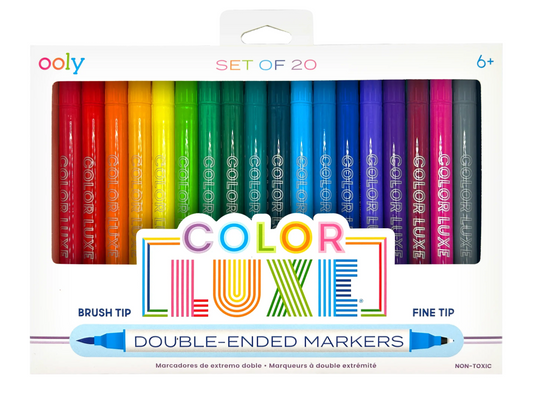 Tomfoolery Toys | Color Luxe Double-Ended Markers