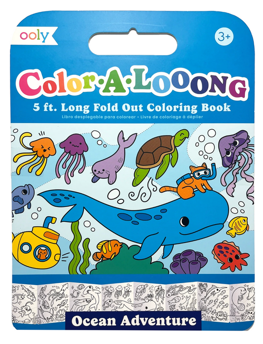 Tomfoolery Toys | Color-A-Looong: Ocean Adventure