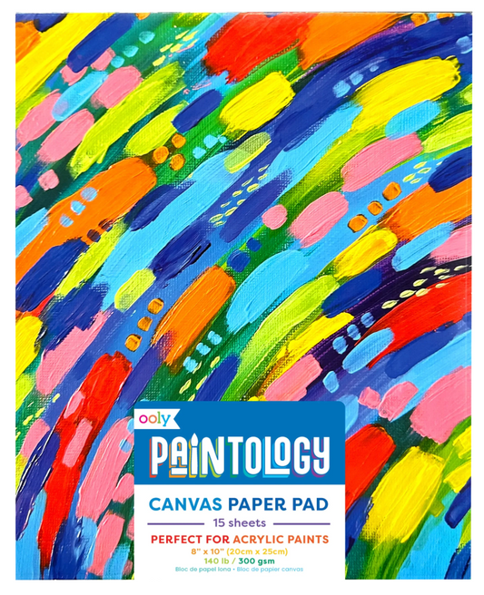 Tomfoolery Toys | Paintology Canvas Paper Pad