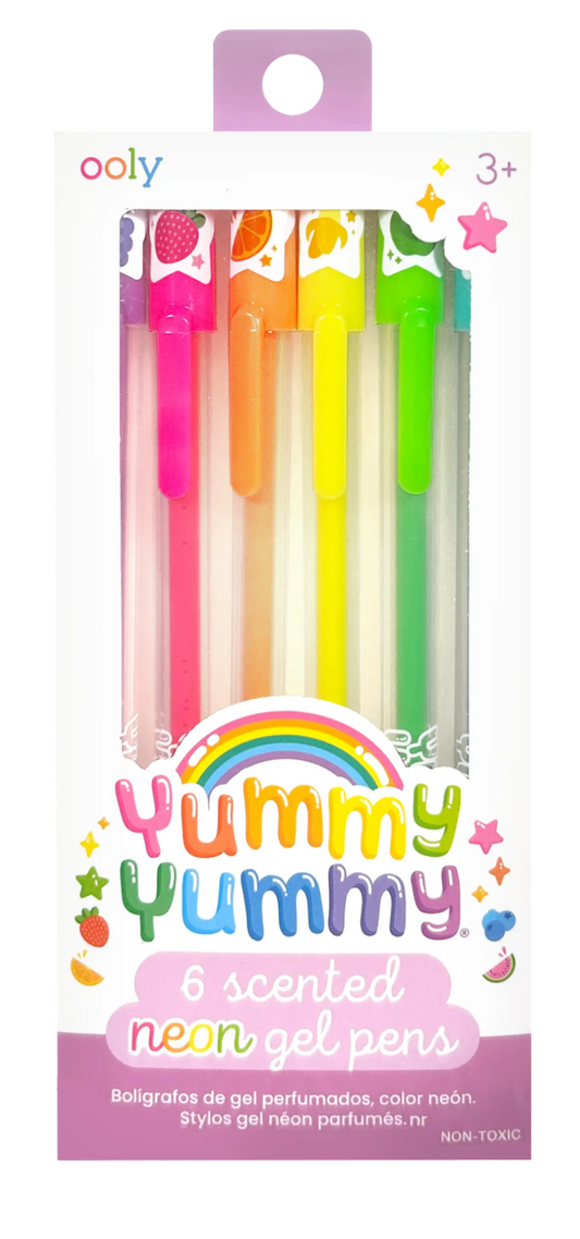 Tomfoolery Toys | Yummy Yummy Scented Gel Pens: Neon