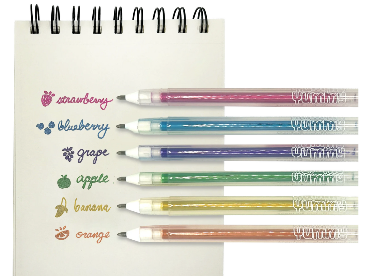 Yummy Yummy Scented Gel Pens: Metallic Cover