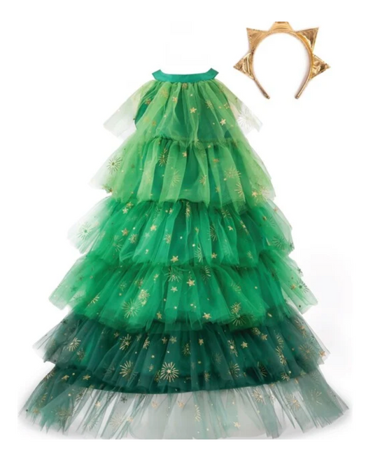 Tomfoolery Toys | Christmas Tree Dress w/ Headpiece