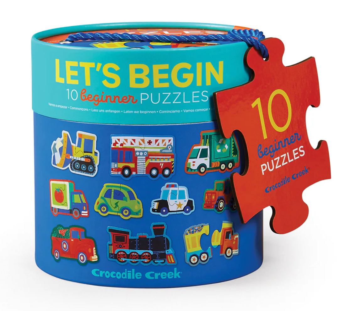 Tomfoolery Toys | Let's Begin Puzzle: Vehicles
