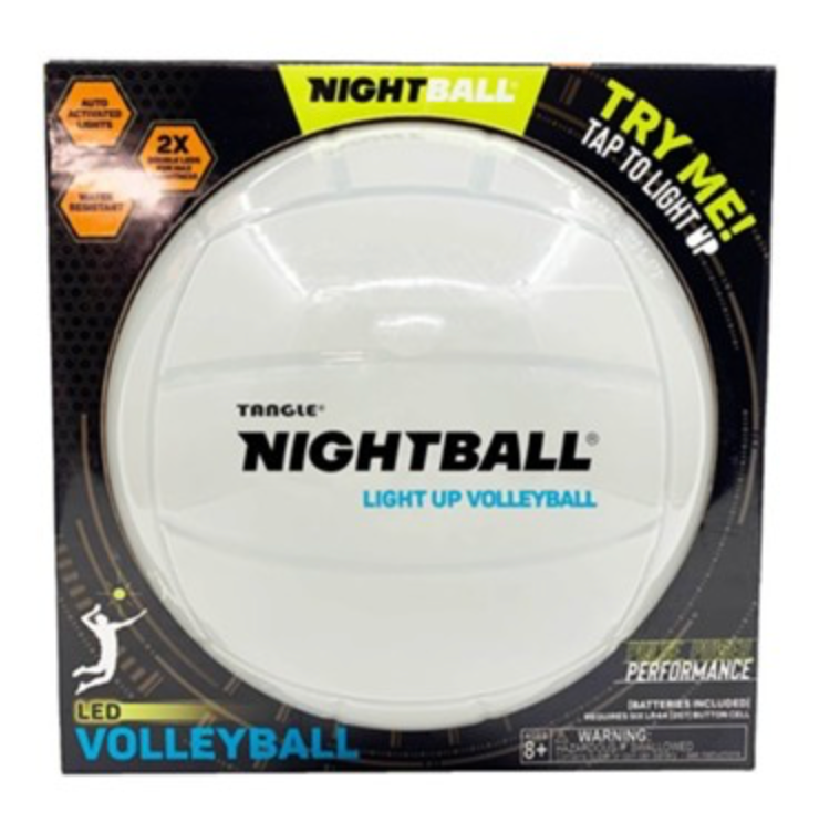 NightBall Volleyball - White Cover